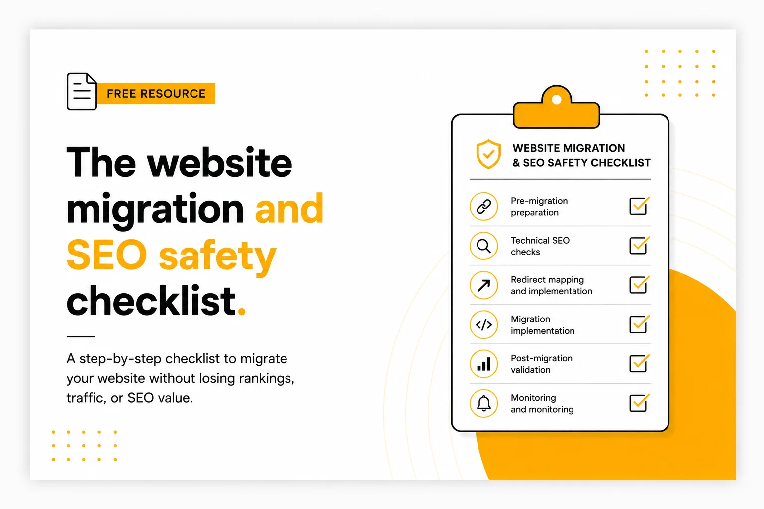 The website migration and SEO safety checklist